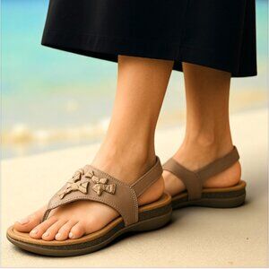 Kalso Earth Shoes Chant Sandals in Biscuit 7